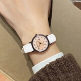 路易爵伦学生手表女款公务员考试专用初高中复古防水静音机械石英表开学季