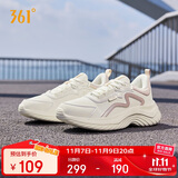 361°运动鞋女秋冬季防泼水通勤休闲厚底回弹健身跑步鞋子682232233-1