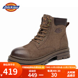 Dickies男士马丁靴高帮时尚男靴工装靴情侣靴男 咖色 42-男款