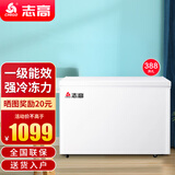 志高（CHIGO）小冰柜家用冷冻小型一级节能省电迷你卧式冷藏保鲜储母乳冷柜 【一级能效 全国联保】 388L 单温单门