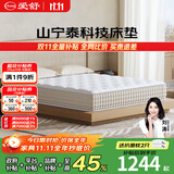 爱舒床垫1.8x2米品牌前十名独立弹簧椰棕床垫子 1.5x2米软硬两用 甜梦22CM（静音弹簧+3D椰棕） 1500*2000
