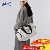 回力健身包男士干湿分离游泳运动训练收纳包大容量旅行包女出差行李袋 白色