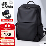高尔夫（GOLF）双肩包男士旅行背包15.6/16英寸电脑学生书包防泼水出差通勤背包