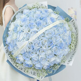 百花馆鲜花速递99朵玫瑰花束真花生日礼物送女友表白老婆同城配送当日达 【星空之恋】99朵|dy147