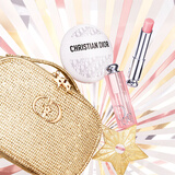 迪奥DIOR【限定版】迪奥美肤呵护礼盒(润唇膏001+老花霜)滋润生日礼物