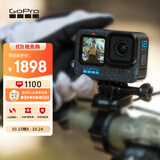 GoPro HERO12 Black 运动相机 户外摩托骑行 潜水防水防抖相机 Vlog数码运动摄像机 旅拍照相机