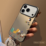 江铭 适用苹果17ProMax手机壳iphone17ProMax保护套全包防摔男女款创意保护壳彩银壳动物园长颈鹿