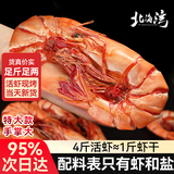 北海湾 九节虾干 特大即食烤虾干大对虾干斑节虾干海产干货风干A2大烤虾 特大号九节虾干【约30只】净重500g