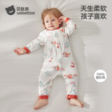 贝肽斯婴儿衣服春秋季长袖连体衣纯棉新生儿哈衣男女宝宝初春装睡衣