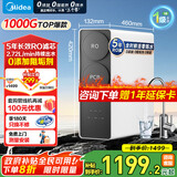 美的（Midea）出品WAHIN华凌净水器家用净水机ro反渗透厨下式直饮机国家补贴净饮机0阻垢家用1000G大通量