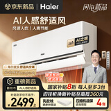 海尔（Haier）空调 麦浪舒适风 大1匹 一级能效变频 冷暖两用 舒适风空调挂机 国家补贴 以旧换新 KFR-26GW/E2-1