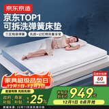 京东京造家居晚安地球经典款2.0 乳胶+记忆棉独袋弹簧床垫1.8×2米