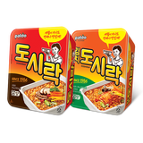 八道方便面饭盒面牛肉+泡菜味2盒装热巴同款韩国进口泡面拉面碗面