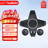 讯谷视频会议全向麦克风无线usb级联会议麦克风360°拾音器扬声器远程钉钉腾讯视频会议系统设备套装 X360+T365*2扩展麦 有线套装适用80㎡