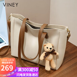 viney牛皮包包女包大容量托特包轻奢斜挎单肩包生日礼物品牌送女友老婆