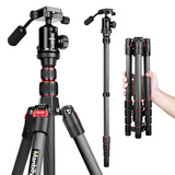 曼比利（Manbily） EP-255C 碳纤维三脚架便携相机单反三脚架微单摄影摄像旋锁三角架手机相机通用支架 EP-255C【手柄云台款】