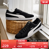 彪马（PUMA）复古休闲黑白薄底板鞋男女款经典低帮运动鞋SMASH 361730 黑色-白-01 36