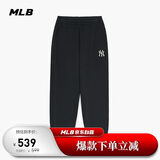 MLB裤子男女情侣松紧束脚裤休闲运动长裤舒适秋冬3APTB0244-50BKS-S