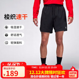 Jordan男子运动裤乔丹 Dri-FIT速干 训练跑步 梭织短裤FN5843-010黑L