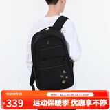 Jordan男女乔丹 聚酯纤维 飞人Logo徽章 书包双肩包HA5477-023黑 均码