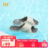 361°运动拖鞋男AG夏季篮球厚底沙滩休闲外穿凉拖鞋子男672426728-3
