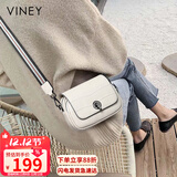 viney牛皮包包女包时尚斜挎包小包轻奢单肩包生日礼物高级感送女友老婆