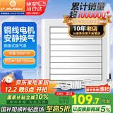 金羚（JINLING）排气扇厨房卫生间换气扇浴室排风扇电动百叶橱窗式 APC15-2-2DA