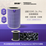 清和巽日本东丽滤纸【注意对应型号购买】适配小米米家空气净化器4pro/4lite/123代/F1/Y600滤芯 适配123代Pro【旗舰版】除醛+母婴版功能/滤芯较重 小米