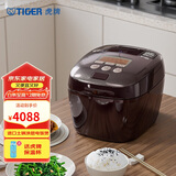 虎牌（TIGER）电饭煲Pro 智能压力IH日本进口土锅涂层压力电饭煲4-5人深棕色 5LJPT-H18C