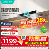 华帝【TOP烟机101】国家补贴变频21风量大吸力免清洗【推荐搭配71B灶】家用抽油烟机顶吸