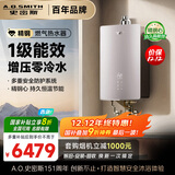 史密斯（A.O.SMITH） 一级能效16升精钢零冷水燃气热水器【国家补贴20%】JSLQ28-BJEWi 全精钢心包8年 AI-LiNK安全