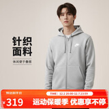 耐克(NIKE)男春秋连帽 防风 夹克外套 休闲运动 BV2649-063灰色2XL