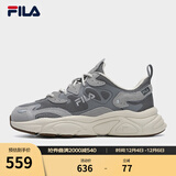 FILA斐乐女鞋跑步鞋情侣同款老爹鞋MARS火星鞋男鞋休闲运动鞋 【男款】烟灰/鸽子灰-FD 42