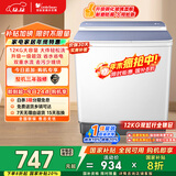 小天鹅（LittleSwan）双桶双缸洗衣机半自动 12公斤大容量 强力去污洗大件 节能 TP12S156 以旧换新 国家补贴 一级能效