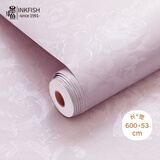 墨斗鱼墙纸自粘墙贴纸宿舍防水贴墙纸卧室遮丑墙面壁纸0.6*5米 立体花纹