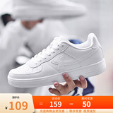 特步板鞋男女秋冬休闲鞋百搭低帮运动鞋潮流滑板鞋舒适小白鞋 白色-男子 【新旧版随机发货】 41