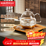 金灶（KAMJOVE）涌泉式全自动上水电热水壶 0.8L玻璃烧水壶 智能保温恒温电茶壶 H7