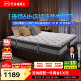 芝华仕5星床垫独立袋装弹簧静音家用乳胶席梦思软硬护脊厚垫明星垫D026 舒睡经典版升级款-1.5*2M 优先发货（详询客服）