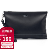 高尔夫（GOLF）男士手包柔软头层牛皮时尚信封钱包手抓包多卡位手拿包父亲节礼物