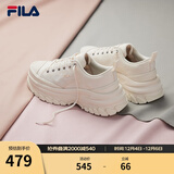 斐乐（FILA）女鞋帆布鞋LAVA胖胖底厚高底增鞋板鞋帆布鞋休闲鞋 奶白-GD 40
