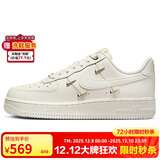 耐克NIKE板鞋女空军一号 AIR FORCE 1运动鞋FV3654-111帆白40.5