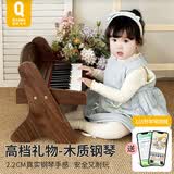 俏娃宝贝（QIAO WA BAO BEI）木质儿童小钢琴电子琴婴幼儿宝宝玩具男女孩1-3岁2周生日礼物六一