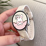 SAE智能手表女生高颜值蓝牙通话消息提醒多运动电子表多功能计步闹钟防水运动手表适用于ios安卓手机 优雅白【蓝牙通话+消息提醒等多功能】