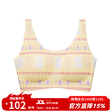 like uu风筝内衣系列基础隐形少女无痕内衣青春发育期文胸儿童内衣 小熊乐园 均码 plus版（100-130斤）