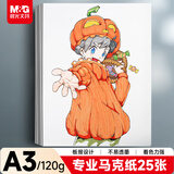 晨光(M&G)文具A3/25张马克纸马克笔专用学生手抄报手绘设计制图素描 生日礼物 APY8048TB