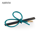 AJIDOU阿吉豆发夹元旦礼物女 小巧蝴蝶结发夹侧边夹送女友 送闺蜜