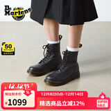 马丁博士（Dr.Martens）1460 Virginia英伦风男女款早秋荔枝纹软皮马丁靴 黑色 37