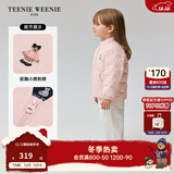 Teenie Weenie  Kids【小吐司轻羽绒】小熊童装24冬中性三防羽绒服 蜜桃酱小吐司（粉色） 165