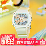 Dickies电子表学生手表初高中生双显小方块潮流夜光送女生日礼物CL-487米