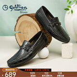 金利来（Goldlion）男鞋豆豆鞋秋季皮鞋男时尚男士皮鞋商务休闲鞋柔软乐福鞋男